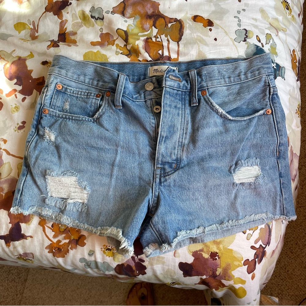 Madewell Relaxed Fit Demin Shorts Size 28